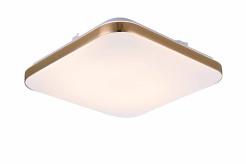 Plafon kwadratowy 33 cm złoty LED 4000K LP-335/1C S 4GD square