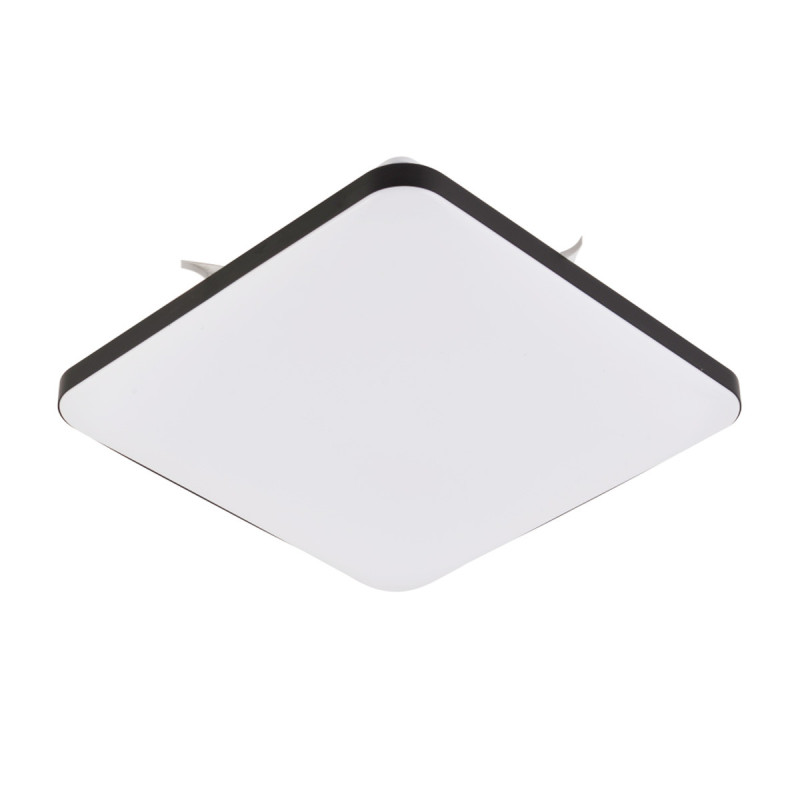 Plafon kwadratowy 38 cm czarny LED 4000K LP-335/1C M 4BK square