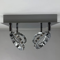 Plafon srebrny LED 3000K LP-1864/4C
