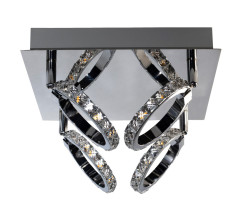 Plafon srebrny LED 3000K LP-1864/4C