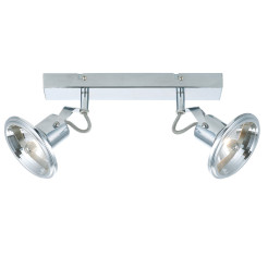 Kinkiet srebrny 2xG9 LP-725/2W
