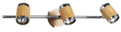Kinkiet srebrny 3xGU10 LP-774/3W