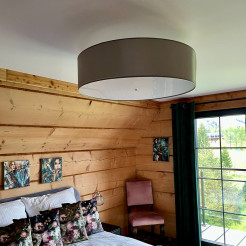 Plafon szary 70 cm 5xE27 LP-2190/5C-70 GRY