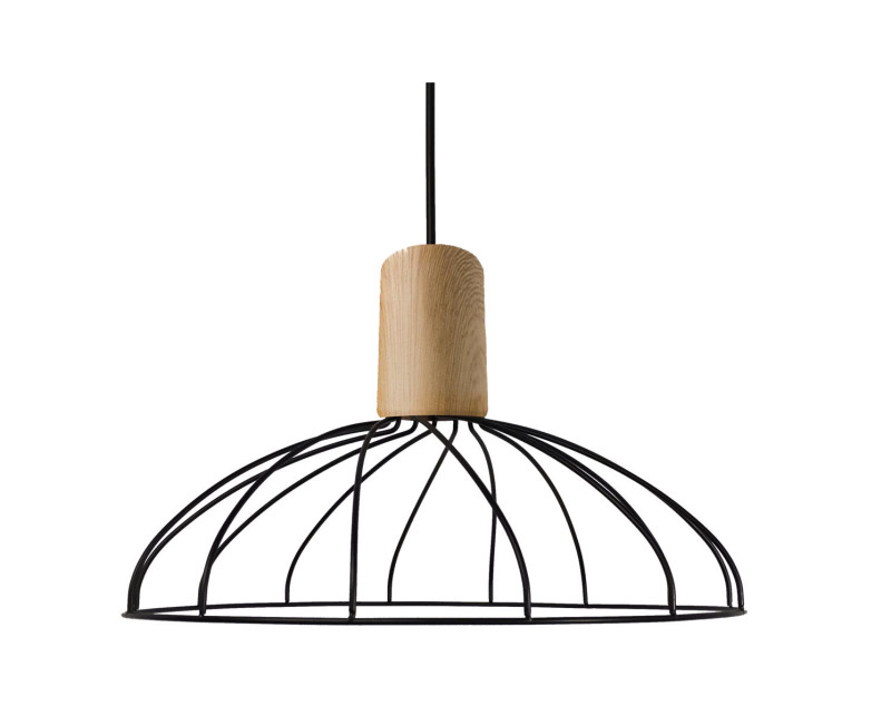Lampa wisząca czarna 1xGU10 LP-1221/1P B BK