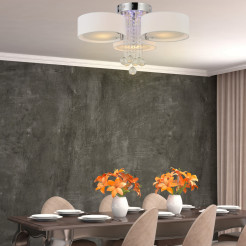 Plafon biały 3xE27 LED LP-991/3C WH