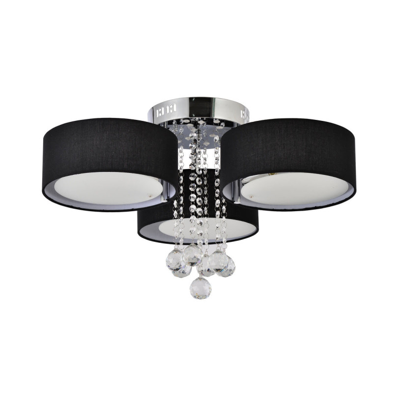 Plafon czarny 3xE27 LED LP-991/3C BK