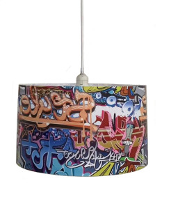 Lampa wisząca wielokolorowa 1xE27 LP-077/1P Style