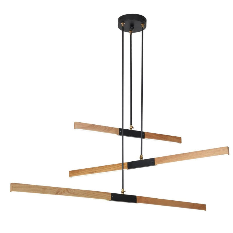 Lampa wisząca drewno LED 3000K LP-2828/3P