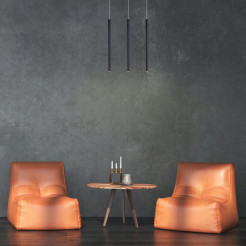 Lampa wisząca 3 linia czarna 3xG9 LP-894/3L BK