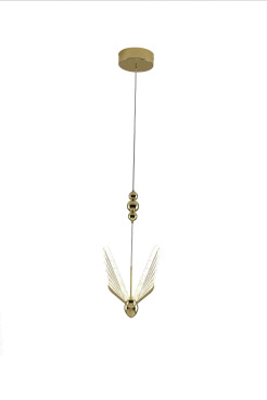 Lampa wisząca 1 złota LED CCT LP-1715/1P