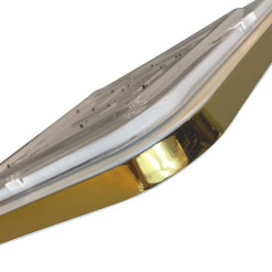 Plafon kwadratowy 38 cm złoty LED 4000K LP-335/1C M 4GD square