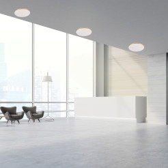 Plafon 38 cm złoty LED 4000K LP-335/1C M 4GD