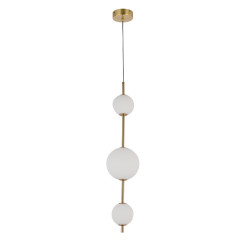 Lampa wisząca pionowa złota LED CCT LP-002/3V