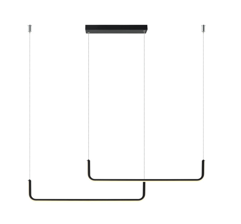 Lampa wisząca Malawi Basic czarna LED CCT LP-1015/2P basic