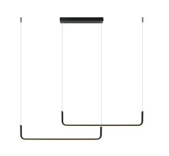 Lampa wisząca Malawi Basic czarna LED CCT LP-1015/2P basic