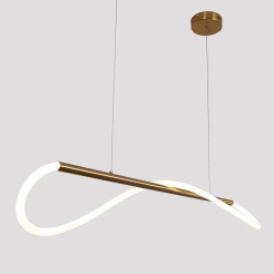Lampa wisząca S złota LED CCT LP-2345/1P S GD CCT
