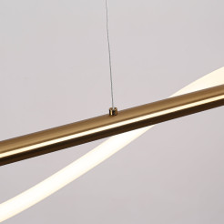 Lampa wisząca S złota LED CCT LP-2345/1P S GD CCT