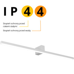 Kinkiet 90 cm biały IP44 LED 4000K LP-778/1W XXL WH
