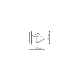 Kinkiet nikiel 1xGU10 LP-8067/1W nikiel