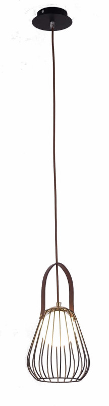 Lampa wisząca czarna 1xG9 LP-1212/1PS BK