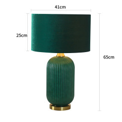 Lampa stołowa 65 cm zielona 1xE27 LP-1515/1T big green