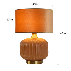 Lampa stołowa 48 cm złota 1xE27 LP-1515/1T small gold