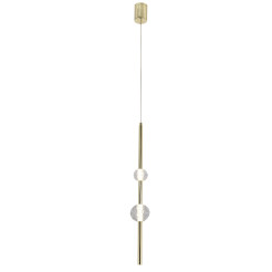 Lampa wisząca złota LED 4000K LP-719/2P GD