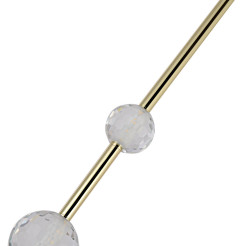 Lampa wisząca złota LED 4000K LP-719/2P GD