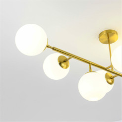 Lampa wisząca 8 złota 8xE14 LP-002/8P