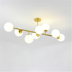 Lampa wisząca 8 złota 8xE14 LP-002/8P