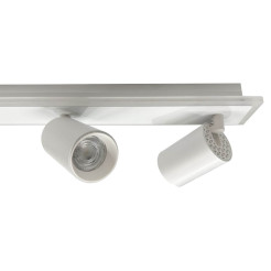 Zestaw reflektorów plafon biały 4xGU10 plus LED LP-0612/4C WH