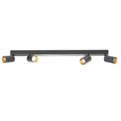 4 plafon czarny LP-0703/4C BK