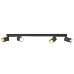 4 plafon czarny LP-0703/4C BK