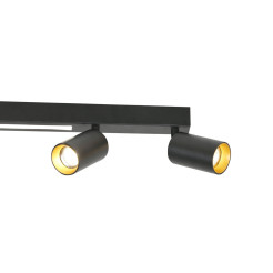 4 plafon czarny LP-0703/4C BK