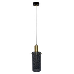 Lampa wisząca 1 czarna 1xE27 LP-945/1P BK
