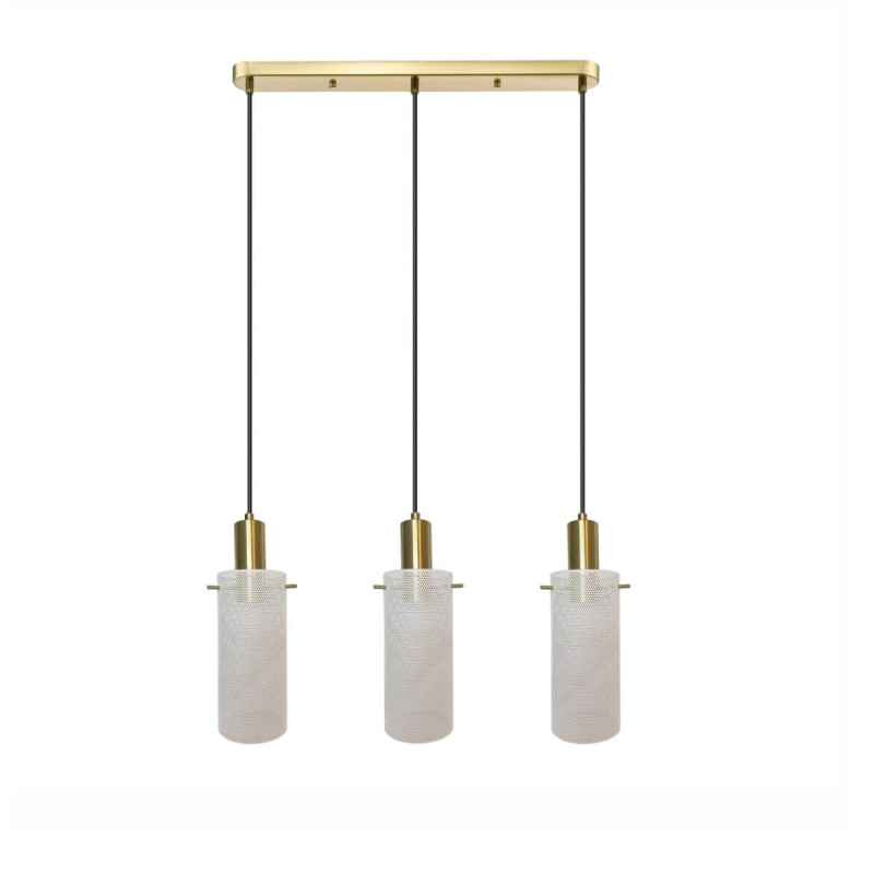 Lampa wisząca 3 biała 3xE27 LP-945/3L WH