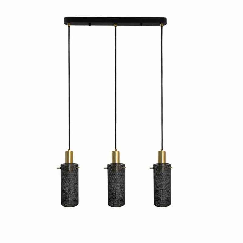 Lampa wisząca Tirana 3 czarna 3xE27 LP-945/3L BK