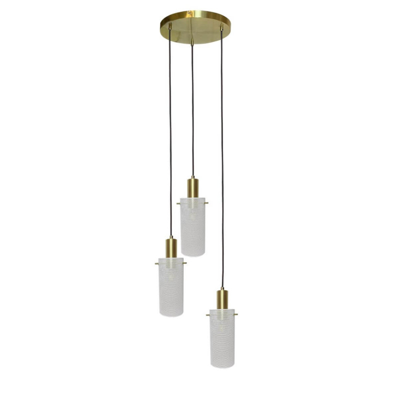 Lampa wisząca 3 biała 3xE27 LP-945/3P WH