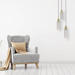 Lampa wisząca 3 biała 3xE27 LP-945/3P WH