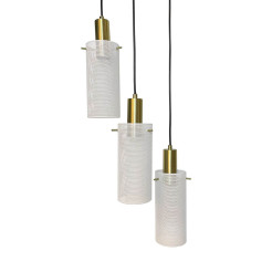Lampa wisząca 3 biała 3xE27 LP-945/3P WH