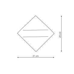 Kinkiet biały metal LED 3000K LP-1557/1W