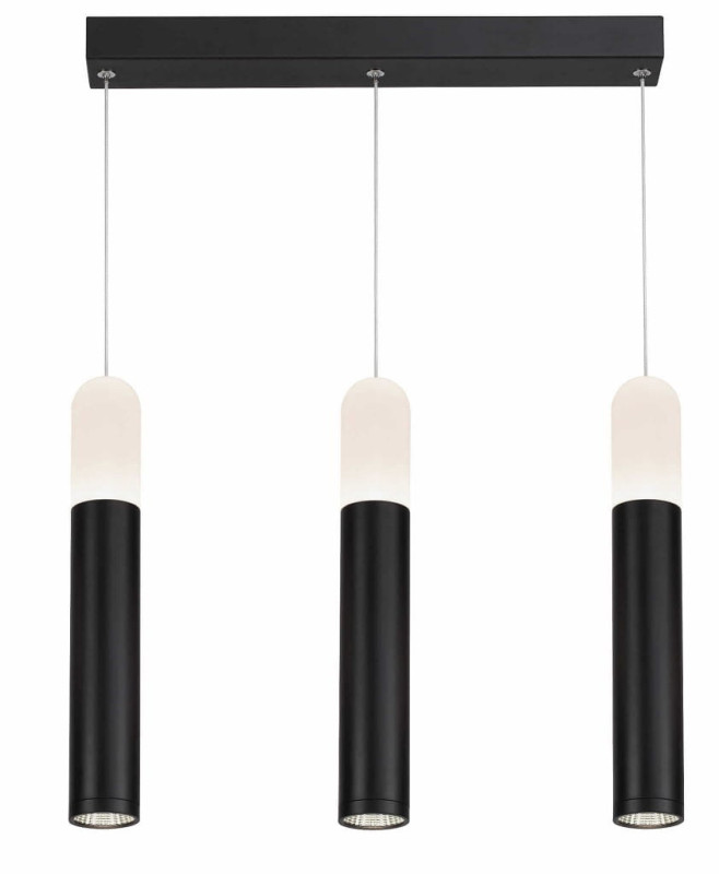Lampa wisząca Fano czarna LED 3000K LP-8012/3P