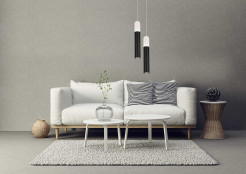 Lampa wisząca Fano czarna LED 3000K LP-8012/3P