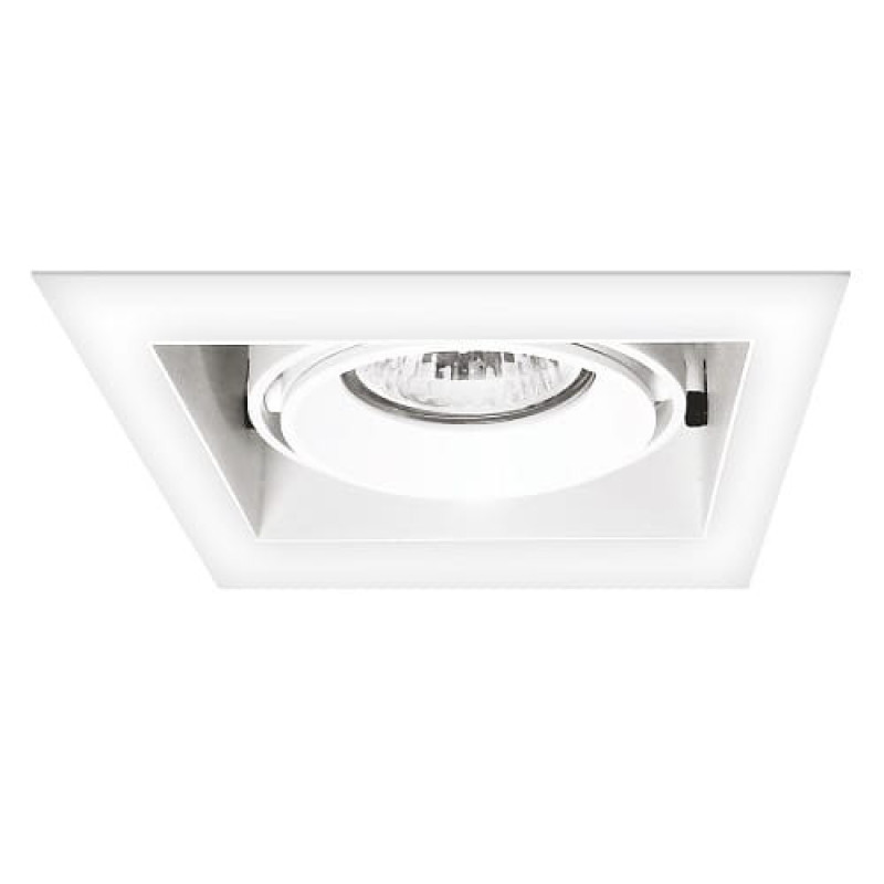 Oczko podtynkowe z ramką Merano białe 1xGU10 LP-2790/1RS WH frame