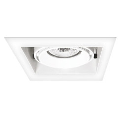 Oczko podtynkowe z ramką Merano białe 1xGU10 LP-2790/1RS WH frame