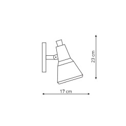 Kinkiet miedziany 1xE14 LP-507/1W