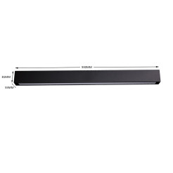 Kinkiet 93 cm czarny IP44 LED CCT GS-LWA-12W BK CCT