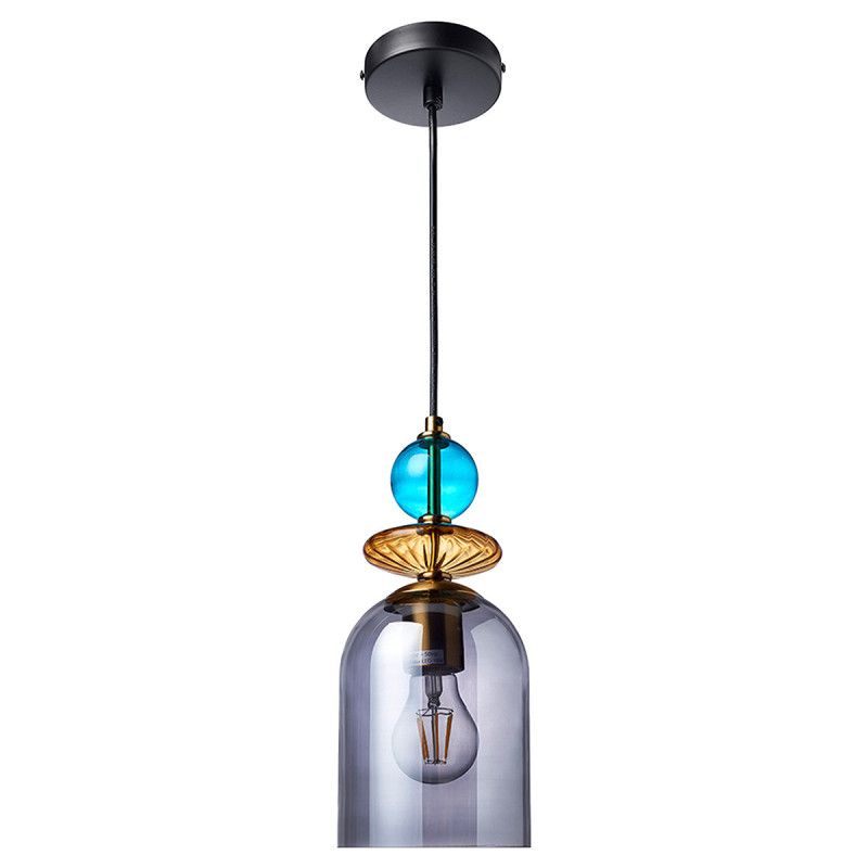 Lampa wisząca dymna 1xE27 LP-2004/1P M SM