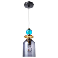 Lampa wisząca dymna 1xE27 LP-2004/1P M SM