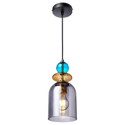 Lampa wisząca dymna 1xE27 LP-2004/1P M SM
